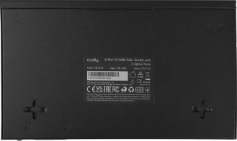 Коммутатор Cudy FS1010P (L2) 10x100Мбит/с 8PoE+ 120W неуправляемый - купить недорого с доставкой в интернет-магазине