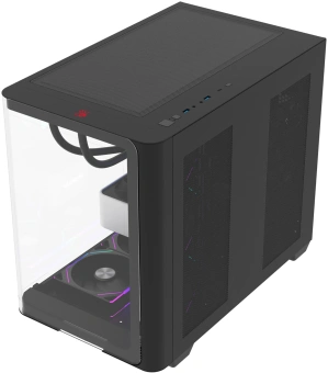 Корпус Bloody BD-CC113 черный без БП ATX 10x120mm 2xUSB3.0 audio bott PSU - купить недорого с доставкой в интернет-магазине
