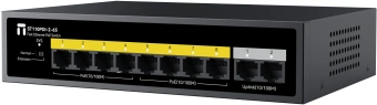 Коммутатор Netis ST110PDI-2-65 (L2) 10x100Мбит/с 8PoE 55W неуправляемый - купить недорого с доставкой в интернет-магазине