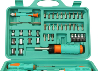 Набор отверток Sturm! 1040-02-SS12 в компл.:51 предмет жесткий кейс - купить недорого с доставкой в интернет-магазине