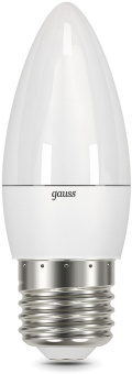 Лампа светодиодная Gauss 103102310 9.5Вт цок.:E27 свеча 220B 6500K св.свеч.бел.хол. (упак.:10шт) - купить недорого с доставкой в интернет-магазине