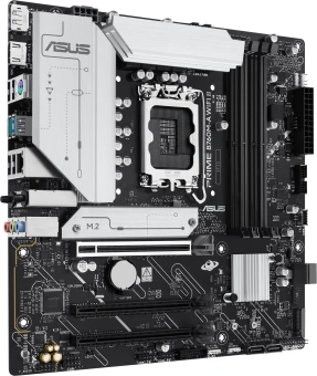Материнская плата Asus PRIME B760M-A WIFI II Soc-1700 Intel B760 4xDDR5 mATX AC`97 8ch(7.1) 2.5Gg RAID+HDMI+DP - купить недорого с доставкой в интернет-магазине