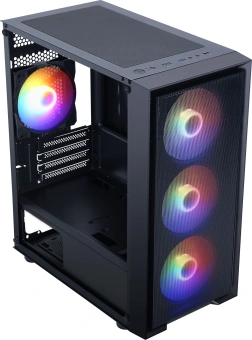Корпус Accord M203 черный без БП ATX 2xUSB2.0 1xUSB3.0 1xUSB3.1 audio bott PSU - купить недорого с доставкой в интернет-магазине