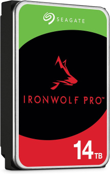 Жесткий диск Seagate SATA-III 14TB ST14000NT001 NAS Ironwolf Pro 512E (7200rpm) 256Mb 3.5" - купить недорого с доставкой в интернет-магазине