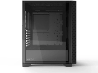 Корпус Azza Celesta F черный без БП ATX 5x120mm 5x140mm 2xUSB2.0 1xUSB3.0 audio bott PSU - купить недорого с доставкой в интернет-магазине