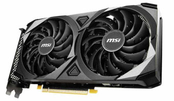 Видеокарта MSI PCI-E 4.0 RTX 3060 VENTUS 2X 12G OC NVIDIA GeForce RTX 3060 12Gb 192bit GDDR6 1680/15000 HDMIx1 DPx3 HDCP Ret - купить недорого с доставкой в интернет-магазине