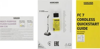 Электрошвабра Karcher FC 7 Cordless белый - купить недорого с доставкой в интернет-магазине