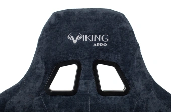 Кресло игровое Zombie VIKING KNIGHT Fabric синий Light-27 с подголов. крестов. металл - купить недорого с доставкой в интернет-магазине