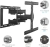 Кронштейн для телевизора Kromax Ultra Slim-102 черный 32"-90" макс.60кг настенный поворот и наклон - купить недорого с доставкой в интернет-магазине
