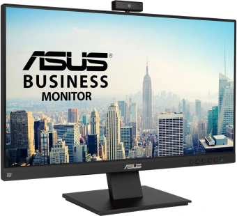 Монитор Asus 23.8" Business BE24EQK черный IPS LED 4ms 16:9 HDMI M/M Cam матовая 300cd 178гр/178гр 1920x1080 76Hz VGA DP FHD 4.6кг - купить недорого с доставкой в интернет-магазине