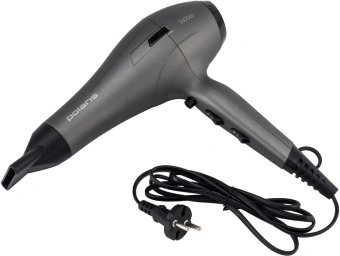 Фен Polaris PHD 2600ACi Salon Hair 2600Вт серый (PHD 2600ACI) - купить недорого с доставкой в интернет-магазине