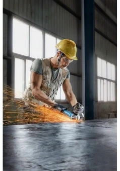 Углошлифовальная машина Bosch GWS 9-125 900Вт 11000об/мин рез.шпин.:M14 d=125мм (0601396022) - купить недорого с доставкой в интернет-магазине