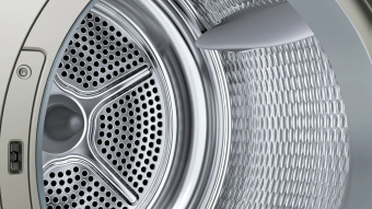 Сушильная машина Bosch Serie 4 WQG1420XME пан.англ. кл.энер.:A макс.загр.:9кг серебристый - купить недорого с доставкой в интернет-магазине