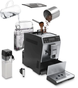 Кофемашина Delonghi Autentica ETAM29.660.SB 1450Вт серебристый/черный - купить недорого с доставкой в интернет-магазине