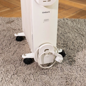 Радиатор масляный Timberk Home Intellect T-OR1507-F10E-WF 1500Вт белый - купить недорого с доставкой в интернет-магазине