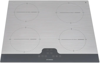 Индукционная варочная поверхность Hyundai HHI 6772 GR серебристый - купить недорого с доставкой в интернет-магазине