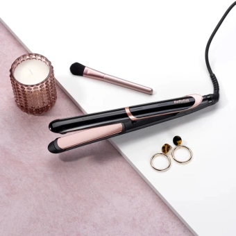 Выпрямитель Babyliss ST391E черный макс.темп.:235С покрытие:керамико-турмалиновое - купить недорого с доставкой в интернет-магазине