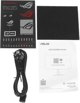 Монитор Asus 26.5" ROG Strix XG27ACDNG черный QD OLED LED 16:9 HDMI глянцевая HAS Piv 450cd 178гр/178гр 2560x1440 360Hz FreeSync Premium Pro DP 2K USB 7.44кг - купить недорого с доставкой в интернет-магазине