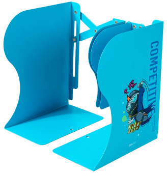 Подставка-ограничитель для книг Deli 78632BLUE 220х114х480мм синий - купить недорого с доставкой в интернет-магазине