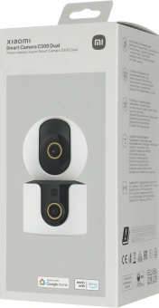 Камера видеонаблюдения IP Xiaomi C500 Dual EU Wi-Fi 2.8-2.8мм цв. корп.:белый/черный (BHR8755EU) - купить недорого с доставкой в интернет-магазине