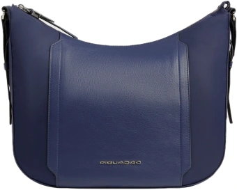 Сумка женская Piquadro Lyra BD6658W92T/BLU темно-синяя нейлон/натур.кожа - купить недорого с доставкой в интернет-магазине