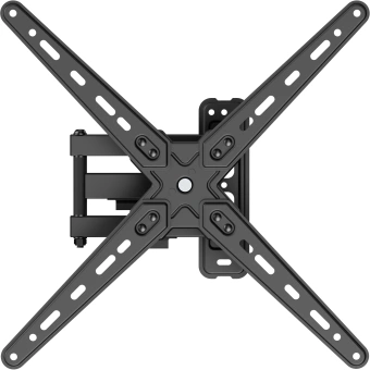 Кронштейн для телевизора Ultramounts UM958 черный 13"-43" макс.25кг настенный поворот и наклон - купить недорого с доставкой в интернет-магазине