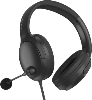 Наушники с микрофоном A4Tech Fstyler FH280U черный 2м мониторные USB оголовье (FH280U) - цена, купить или заказать с доставкой в интернет-магазине Наушники с микрофоном A4Tech Fstyler FH280U черный 2м мониторные USB оголовье (FH280U) - купить недорого с доставкой в интернет-магазине