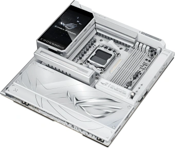 Материнская плата Asus ROG CROSSHAIR X870E GLACIAL Socket AM5 AMD X870E 4xDDR5 ATX AC`97 8ch(7.1) 2x10Gg RAID - купить недорого с доставкой в интернет-магазине