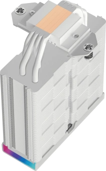 Устройство охлаждения(кулер) Deepcool AK400 Digital Pro Wh Soc-AM5/AM4/1200/1700/1851 белый 4-pin 25dB Al+Cu LCD 220W 695gr Ret (R-AK400-WHAPMN-G) - купить недорого с доставкой в интернет-магазине