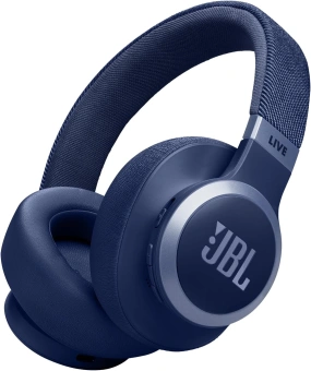 Гарнитура накладные JBL Live 770NC 2м синий беспроводные bluetooth оголовье (JBLLIVE770NCBLU) - купить недорого с доставкой в интернет-магазине