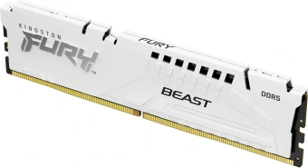 Память DDR5 16GB 6000MHz Kingston KF560C36BWE2-16 Fury Beast White Expo RTL Gaming PC5-48000 CL36 DIMM 288-pin 1.35В dual rank с радиатором Ret - купить недорого с доставкой в интернет-магазине