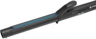 Щипцы Vitek Aquamarine VT-2313 60Вт черный макс.темп.:200С покрытие:керамическое - купить недорого с доставкой в интернет-магазине