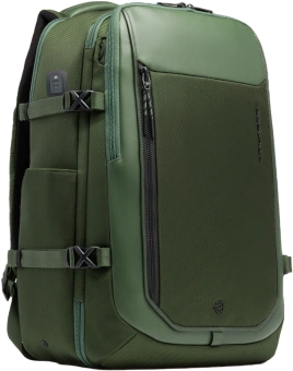 Рюкзак мужской Piquadro Lyss CA6929S143BM/VE зеленый тимьяновый полиэстер/натур.кожа - купить недорого с доставкой в интернет-магазине