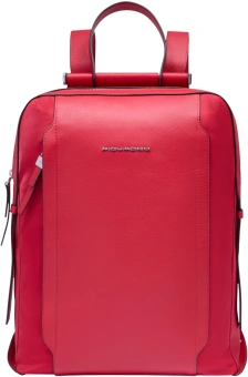 Рюкзак женский Piquadro Lyra CA4576W92T/R красный ткань/натур.кожа - купить недорого с доставкой в интернет-магазине