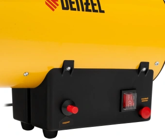 Тепловая пушка газовая Denzel GHG-15 15000Вт желтый/черный - купить недорого с доставкой в интернет-магазине