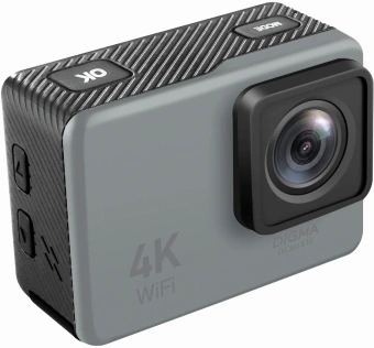 Экшн-камера Digma DiCam 810 серый - купить недорого с доставкой в интернет-магазине