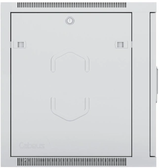 Шкаф коммутационный Cabeus (SH-05F-15U60/60-R) настенный 15U 600x600мм пер.дв.стекл 50кг серый 540мм 220град. 769мм IP20 сталь - купить недорого с доставкой в интернет-магазине