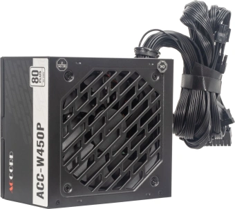Блок питания Accord ATX 450W ACC-W450P 80+ white (20+4pin) APFC 120mm fan 6xSATA RTL - купить недорого с доставкой в интернет-магазине