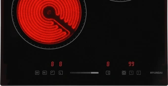 Варочная поверхность Hyundai HHE 4554 BG черный - купить недорого с доставкой в интернет-магазине