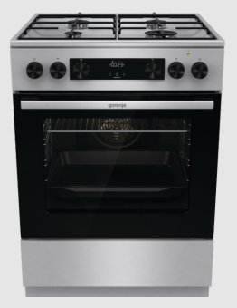 Плита Комбинированная Gorenje GKS6C70XJ нержавеющая сталь (без крышки) реш.сталь - купить недорого с доставкой в интернет-магазине