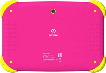 Планшет Digma CITI Kids MT8321 (1.3) 4C RAM2Gb ROM32Gb 7" IPS 1024x600 3G Android 9.0 розовый 2Mpix 0.3Mpix BT WiFi microSDHC 64Gb 2800mAh - купить недорого с доставкой в интернет-магазине
