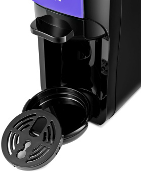 Кофемашина Kitfort КТ-7105-1 1450Вт черный/фиолетовый - купить недорого с доставкой в интернет-магазине