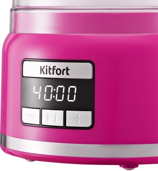 Мороженица Kitfort КТ-1851 20Вт 2000мл. розовый - купить недорого с доставкой в интернет-магазине