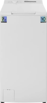 Стиральная машина Midea MFE12W75B/W-C класс: A загр.вертикальная макс.:7.5кг белый инвертер - купить недорого с доставкой в интернет-магазине