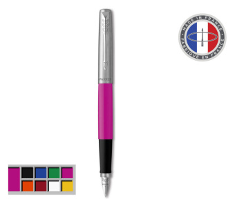 Ручка перьев. Parker Jotter Originals F60 (2096860) Magenta M сталь нержавеющая блистер - купить недорого с доставкой в интернет-магазине