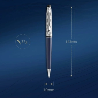 Ручка шариков. Waterman Expert L`Essence du Bleu (2166466) LaqBlue CT M син. черн. подар.кор. - купить недорого с доставкой в интернет-магазине