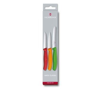 Набор ножей кухон. Victorinox Swiss Classic Paring 6.7116.32 компл.:3предм. ассорти блистер - купить недорого с доставкой в интернет-магазине