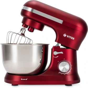 Миксер планетарный Vitek VT-PM0111 1500Вт вишневый - купить недорого с доставкой в интернет-магазине