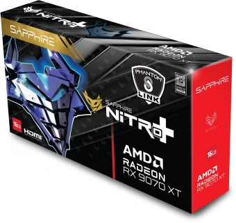 Видеокарта Sapphire PCI-E 5.0 11348-08-20G NITRO+AMD RADEON RX 9070 XT GAMING OC 16GB PHANTOMLINK LITE AMD Radeon RX 9070XT 16Gb 256bit GDDR6 2520/20000 HDMIx2 DPx2 HDCP Ret - купить недорого с доставкой в интернет-магазине