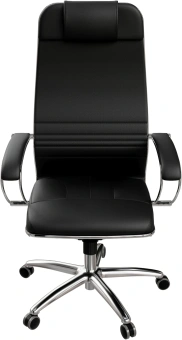 Кресло Метта Samurai KL-1 черный сиденье черный экокожа с подголов. крестов. металл хром - купить недорого с доставкой в интернет-магазине